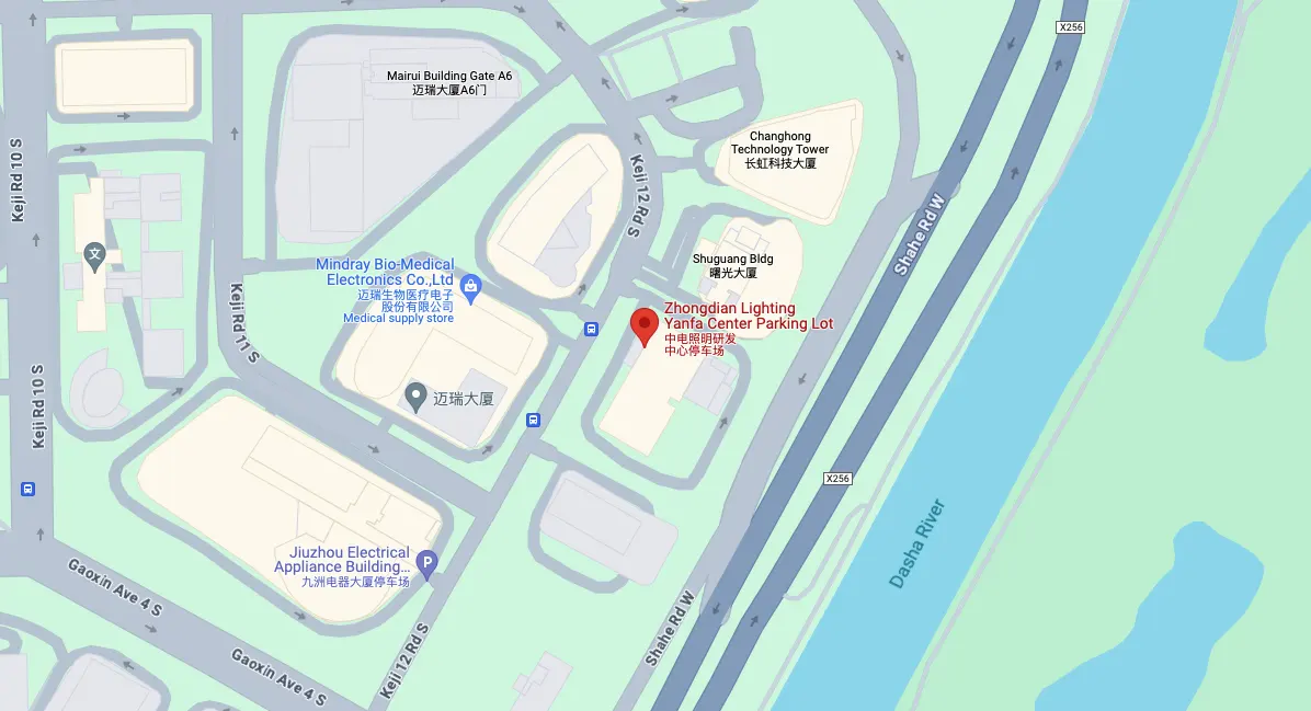 Zhongdian Lighting Yanfa Center Parking Lot